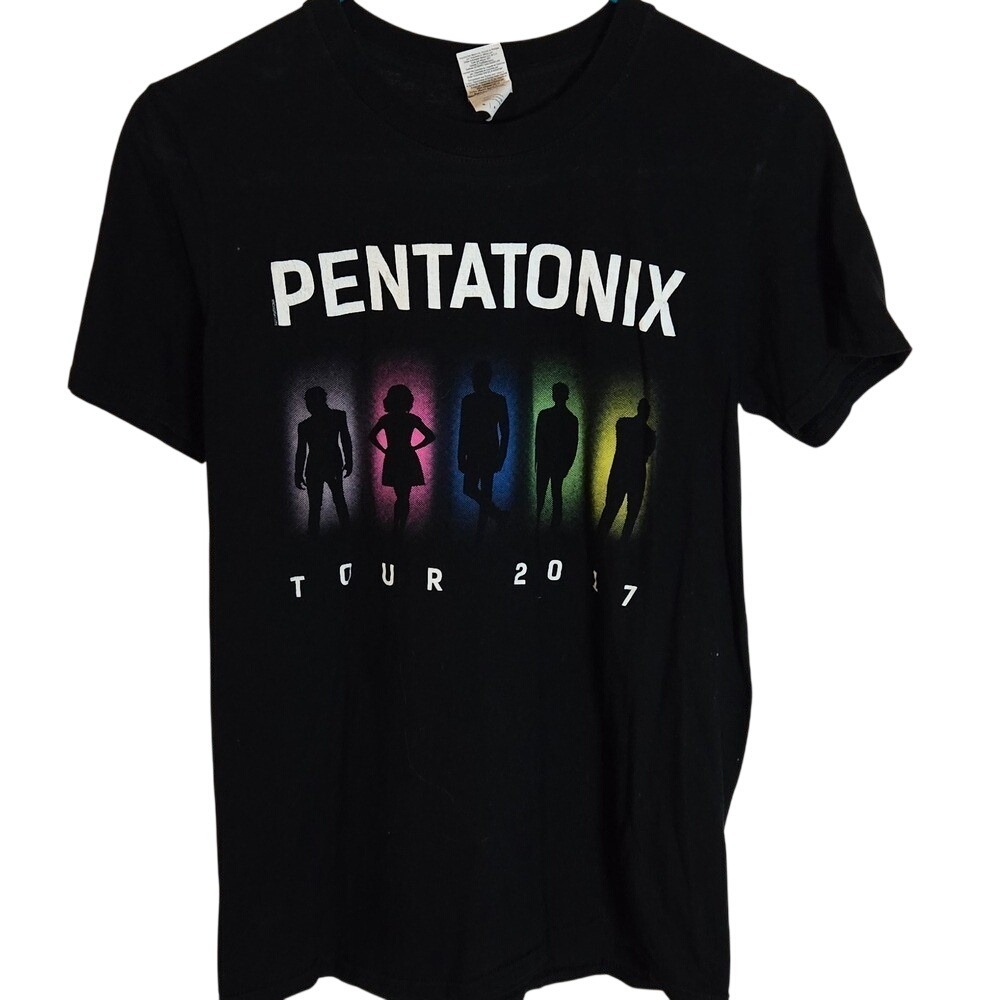 Pentatonix 2017 Tour Black T-Shirt Size Small Official Merch